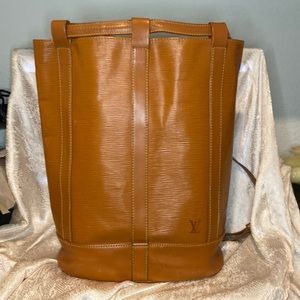 Louis Vuitton Tan Epi Randonnee PM Bag